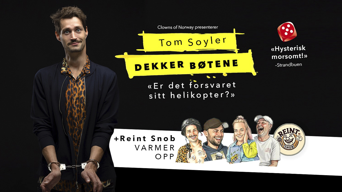 Tom Soyler dekker bøtene